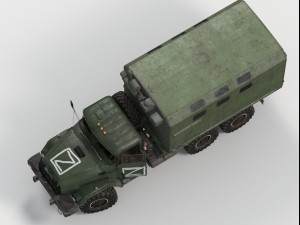 Zil-4334 Wagon Modello 3D