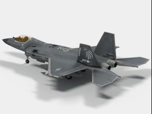 KAI KF-21 Boramae versione coreana Modello 3D