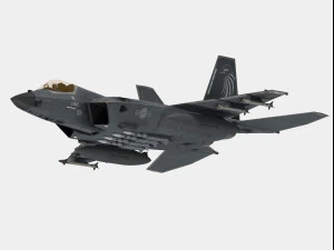 KAI KF-21 Boramae versione coreana Modello 3D