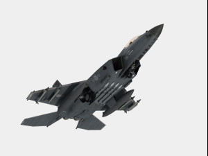 KAI KF-21 Boramae Korean version 3D Model
