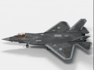 Shenyang J-31 J-35 Girfalco Modello 3D