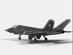 Shenyang J-31 J-35 Girfalco Modello 3D