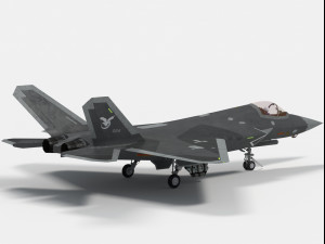Shenyang J-31 J-35 Gyrfalcon Modello 3D