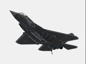 Shenyang J-31 J-35 Gyrfalcon Modello 3D