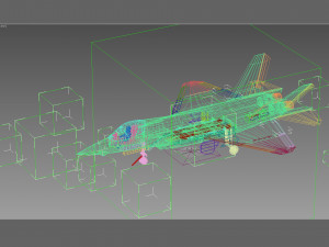 Shenyang J-31 J-35 Gyrfalcon Modello 3D
