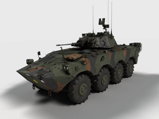Iveco VBM Freccia Modelo 3D .c4d .max .obj .3ds .fbx .stl .blend 
