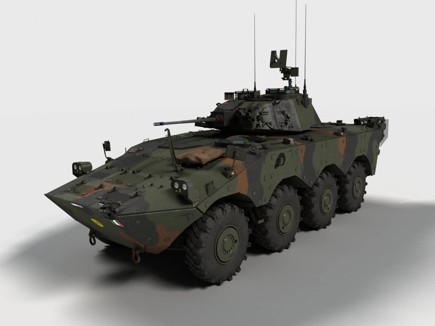 Iveco VBM Freccia 3D Model .c4d .max .obj .3ds .fbx .stl .blend