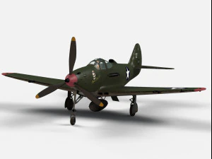 Bell P-39 Airacobra Modelo 3D