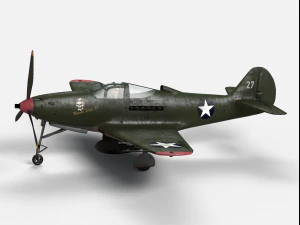 Bell P-39 Airacobra 3D Model