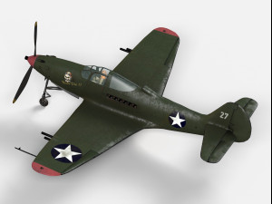 Bell P-39 Airacobra Modelo 3D