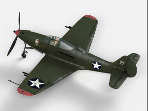 Bell P-39 Airacobra 3D Model