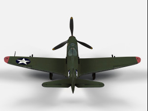 Bell P-39 Airacobra Modelo 3D