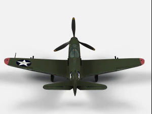 Bell P-39 Airacobra 3D Model