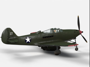 Bell P-39 Airacobra Modelo 3D