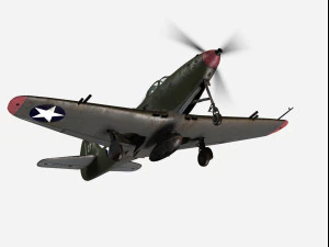 Bell P-39 Airacobra 3D Model