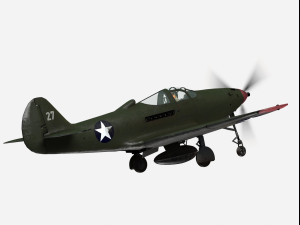 Bell P-39 Airacobra Modelo 3D