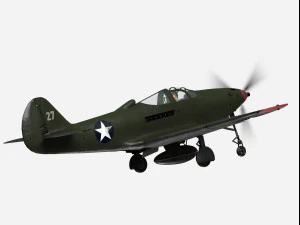Bell P-39 Airacobra 3D Model