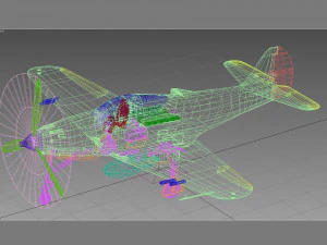 Bell P-39 Airacobra 3D Model