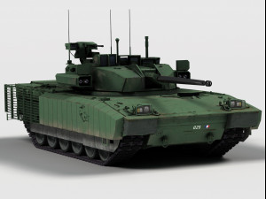 Leclerc T-40 Koufra prototype 3D Model