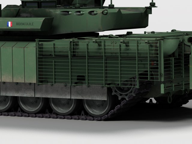 Leclerc T-40 Koufra Prototype Modelo 3D In Tanque 3DExport