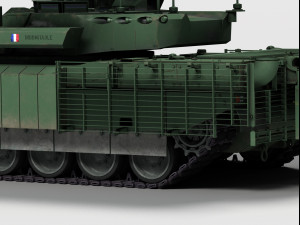Leclerc T-40 Koufra prototype 3D Model