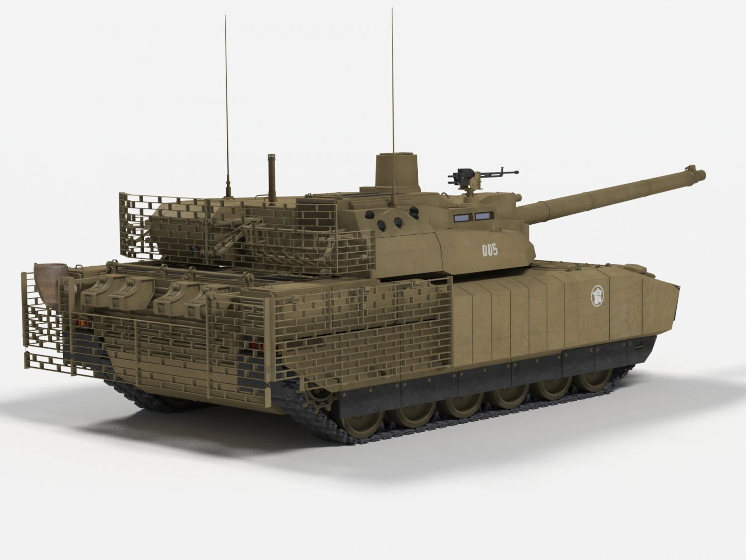 Leclerc Scorpion XLR 3D Model .c4d .max .obj .3ds .fbx .stl .blend 