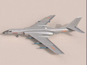 Xian H-6K 3D Модель