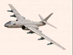 Xian H-6K 3D Model