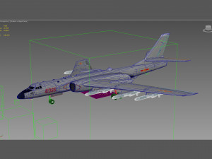 Xian H-6K 3D Модель