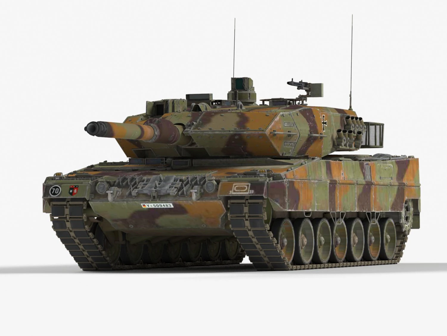 Leopardo 2A5 Modelo 3D .c4d .max .obj .3ds .fbx .stl .blend 