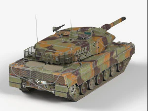 Leopardo 2A5 Modelo 3D