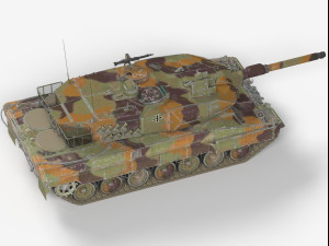 Leopard 2A5 3Dモデル