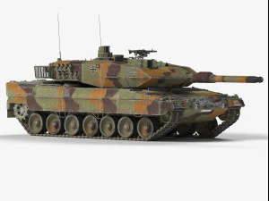 Leopardo 2A5 Modelo 3D