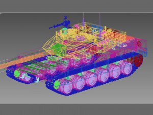 VT-4 Tank Modèle 3D