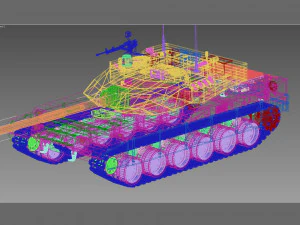 VT-4-Panzer 3D Modell