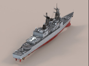Kee Lung Kidd Class Destroyer 3D Model