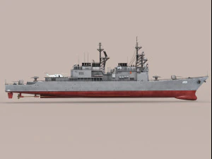 Kee Lung Kidd Class Destroyer 3D Model