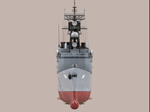 Kee Lung Kidd Class Destroyer 3D Model