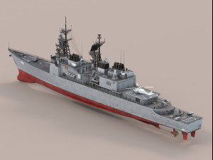 Kee Lung Kidd Class Destroyer 3D Model