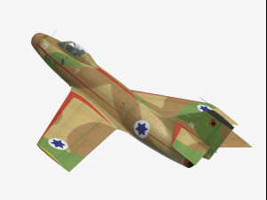 Dassault MD452 Mystere II 3D Модель
