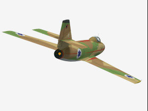 Dassault MD452 Mystere II 3D Модель