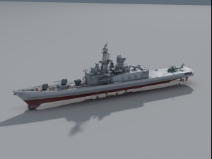 DDH-143 Shirane Destroyer 3Dモデル