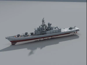 DDH-143 Shirane Destroyer 3D Model