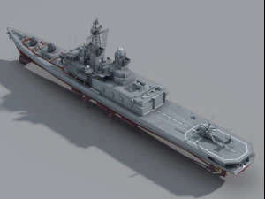 DDH-143 Shirane Destroyer 3D Model