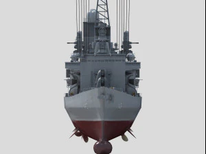 DDH-143 Shirane Destroyer 3D Model