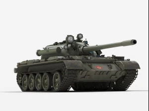 T-55 3D Model