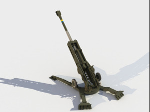 M777 155mm howitzer Modelo 3D