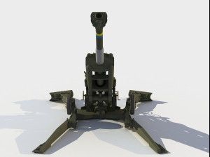 M777 155mm howitzer Modelo 3D