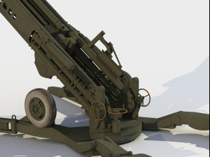 M777 155mm howitzer Modelo 3D