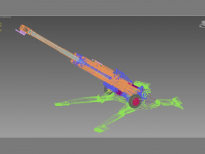 M777 155mm howitzer Modelo 3D